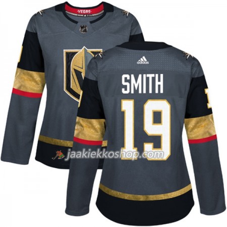 Nainen NHL Vegas Golden Knights Pelipaita Reilly Smith 19 Adidas 2017-2018 Harmaa Authentic